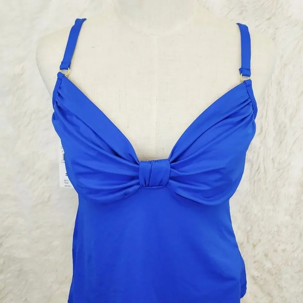 Swim Systems 2-Way Butterfly Tankini Top 34DD